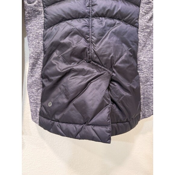 Lululemon Down For a Run Pullover 800 Fill Puffer Jacket Grape 1/4 Zip Size 4 - Picture 9 of 11